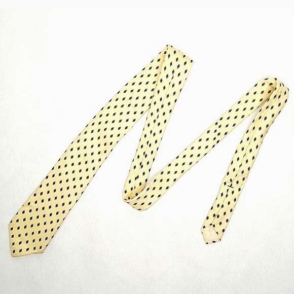 Club Room Vintage Cream / Beige Hand Sewn 100% Silk Long - Picture 2 of 10